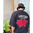 画像5: PORKCHOP/PORK BACK TEE（BLACK）［ポークバックT-25春夏］ (5)