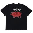 画像1: PORKCHOP/PORK BACK TEE（BLACK）［ポークバックT-25春夏］ (1)