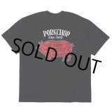 画像: PORKCHOP/PORK BACK TEE（BLACK）［ポークバックT-25春夏］