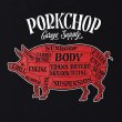画像4: PORKCHOP/PORK BACK TEE（BLACK）［ポークバックT-25春夏］ (4)