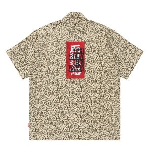 画像: BlackEyePatch/LEOPARD HWC OPEN COLLARED S/S SHIRT（YELLOW）