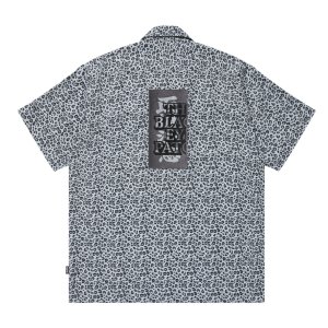画像: BlackEyePatch/LEOPARD HWC OPEN COLLARED S/S SHIRT（GRAY）