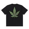 画像1: BlackEyePatch/SMALL OG BIG LEAF TEE（BLACK） (1)