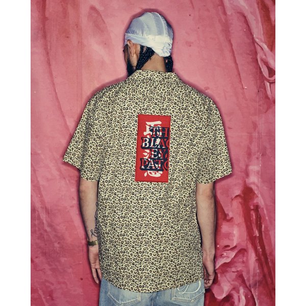 画像4: BlackEyePatch/LEOPARD HWC OPEN COLLARED S/S SHIRT（GRAY） (4)