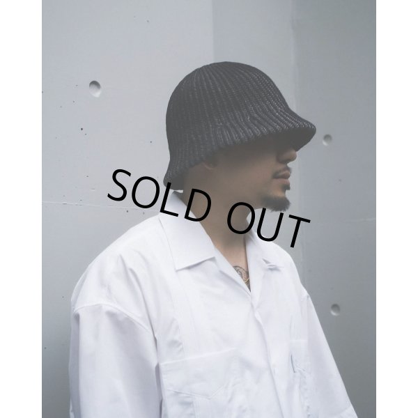 画像2: COOTIE PRODUCTIONS/Knit Crusher Hat（Black）［クラッシャーハット-25春夏］ (2)