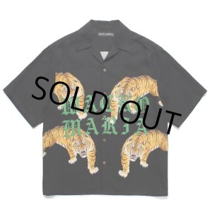 画像: WACKO MARIA/TIM LEHI / HAWAIIAN SHIRT（BLACK）［ハワイアンシャツ-25春夏］