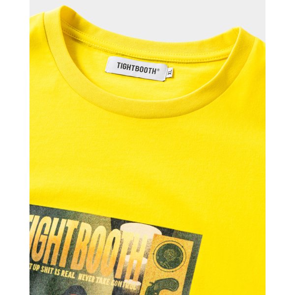画像2: TIGHTBOOTH/RUN S/S T-SHIRT（Yellow）［プリントT-25夏］ (2)