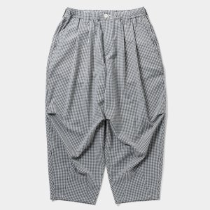 画像: TIGHTBOOTH/SEERSUCKER BALLOON PANTS（B/W Gingham）［シアサッカーバルーンパンツ-25夏］