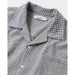画像3: TIGHTBOOTH/SEERSUCKER ALOHA（B/W Gingham）［シアサッカーアロハ-25夏］ (3)