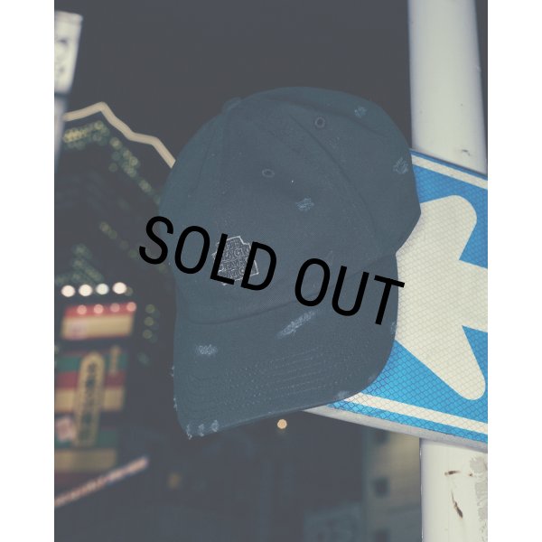 画像3: BlackEyePatch/DAMAGED SMALL OG CAP（BLACK） (3)