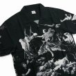 画像3: BUENA VISTA/AEE S/S SHIRTS（BLACK）［総柄オープンカラーシャツ-25春夏］ (3)