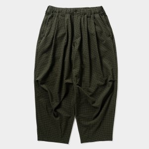 画像: TIGHTBOOTH/SEERSUCKER BALLOON PANTS（Olive）［シアサッカーバルーンパンツ-25夏］