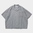 画像1: TIGHTBOOTH/SEERSUCKER ALOHA（B/W Gingham）［シアサッカーアロハ-25夏］ (1)