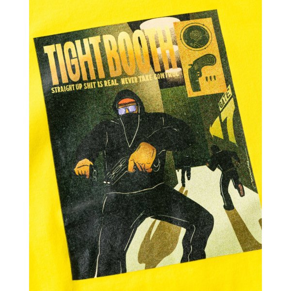 画像3: TIGHTBOOTH/RUN S/S T-SHIRT（Yellow）［プリントT-25夏］ (3)