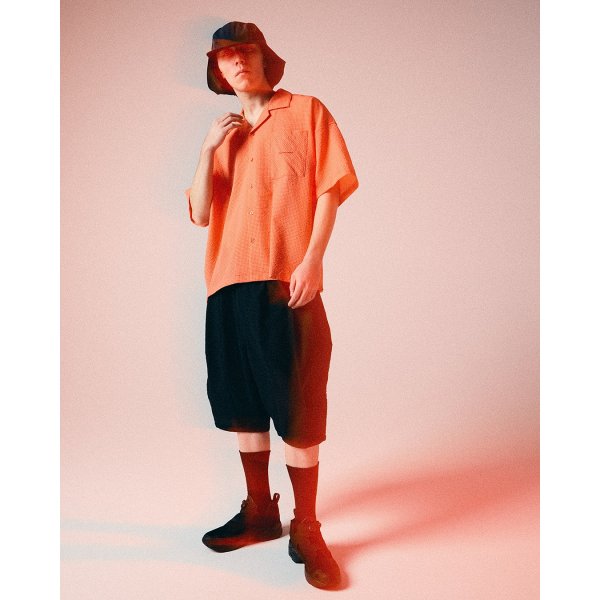 画像3: TIGHTBOOTH/SEERSUCKER BIG SHORTS（Black）［シアサッカービッグショーツ-25夏］ (3)