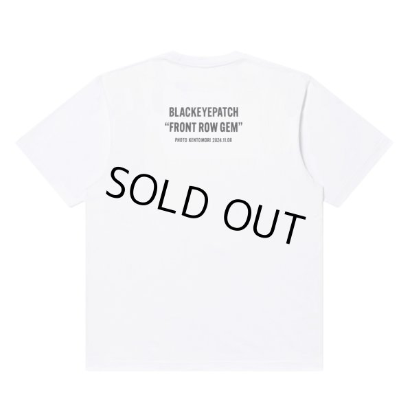 画像2: BlackEyePatch/FRONT ROW GEM PHOTO TEE（WHITE） (2)