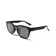 画像1: CALEE/WELLINGTON TYPE UP CYCLE SHADES（BLACK）［サングラス-25春夏］ (1)