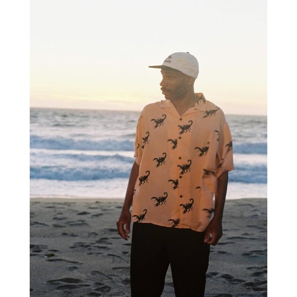 画像2: CHALLENGER/S/S SCORPION SHIRT（LT PURPLE）［スコーピオンシャツ-25春夏］ (2)