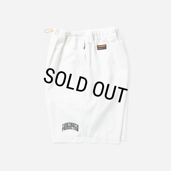 画像2: TIGHTBOOTH/COLLEGE DOBBY SHORTS（White）［カレッジドビーショーツ-25夏］ (2)