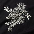 画像6: CALEE/FLOWER PATTERN SH（BLACK）［フラワーパターンオープンカラーシャツ-25春夏］ (6)