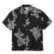 画像1: CALEE/FLOWER PATTERN SH（BLACK）［フラワーパターンオープンカラーシャツ-25春夏］ (1)