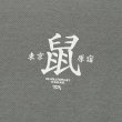 画像4: RATS/鼠 TEE（GRAY）［プリントT-25春夏］ (4)