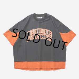 画像: TIGHTBOOTH/COLLEGE DOBBY S/S T-SHIRT（Black）［カレッジドビーT-25夏］