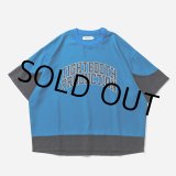 画像: TIGHTBOOTH/COLLEGE DOBBY S/S T-SHIRT（Blue）［カレッジドビーT-25夏］