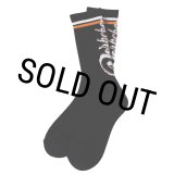 画像: PORKCHOP/CRS LOGO SOX（BLACK）［ロゴソックス-25春夏］