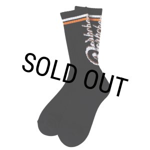 画像: PORKCHOP/CRS LOGO SOX（BLACK）［ロゴソックス-25春夏］