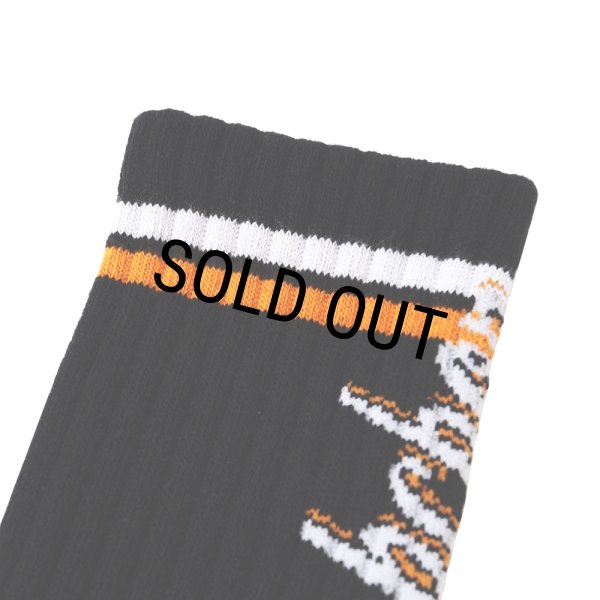画像3: PORKCHOP/CRS LOGO SOX（BLACK）［ロゴソックス-25春夏］ (3)