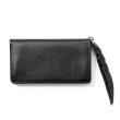 画像2: CALEE/PLANE LEATHER LONG WALLET ＜STUDS CHARM＞（BLACK）［ロングウォレットwithスタッズチャーム-25春夏］ (2)
