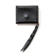 画像2: CALEE/PLANE LEATHER MULTI WALLET ＜STUDS CHARM＞（BLACK）［マルチウォレットwithスタッズチャーム-25春夏］ (2)