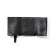 画像4: CALEE/PLANE LEATHER MULTI WALLET ＜STUDS CHARM＞（BLACK）［マルチウォレットwithスタッズチャーム-25春夏］ (4)