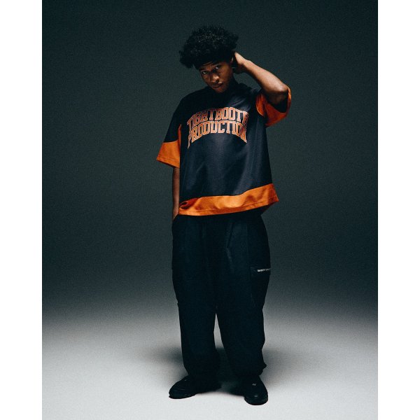 画像3: TIGHTBOOTH/SEERSUCKER CARGO BALLOON PANTS（Black）［シアサッカーカーゴバルーンパンツ-25夏］ (3)
