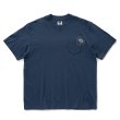画像1: RATS/CIRCLE POCKET TEE BACK PRINT（NAVY）［プリントポケT-25春夏］ (1)