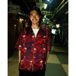 画像2: WACKO MARIA/56 TATTOO STUDIO / HAWAIIAN SHIRT（NAVY）［ハワイアンシャツ-25春夏］ (2)
