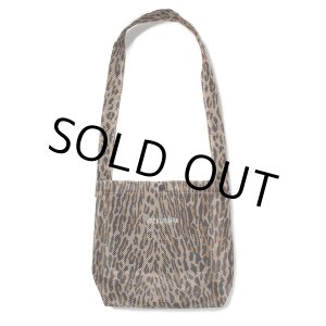 画像: WACKO MARIA/SPEAK EASY / LEOPARD MESH SHOULDER BAG（BEIGE）［レオパードメッシュショルダーバッグ-25春夏］