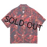 画像: WACKO MARIA/56 TATTOO STUDIO / HAWAIIAN SHIRT（NAVY）［ハワイアンシャツ-25春夏］