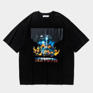 画像: TIGHTBOOTH/INDEPENDENCE S/S T-SHIRT（Black）［プリントT-25夏］