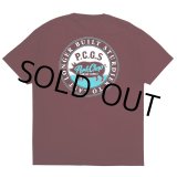 画像: PORKCHOP/CIRCLE PORK TEE（BURGUNDY）［サークルポークT-25春夏］