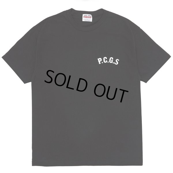 画像2: PORKCHOP/CIRCLE PORK TEE（BLACK）［サークルポークT-25春夏］ (2)