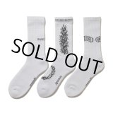 画像: ANTIDOTE BUYERS CLUB/3 Pack Socks（White）