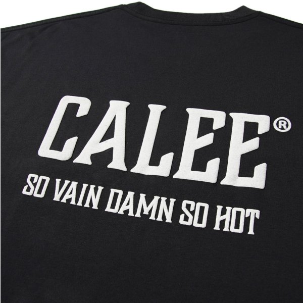 画像5: CALEE/× SHELTECH CALEE NATIONAL LOGO WIDE TEE（BLACK）［ワイドT-25春夏］ (5)
