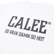 画像5: CALEE/× SHELTECH CALEE NATIONAL LOGO WIDE TEE（WHITE）［ワイドT-25春夏］ (5)