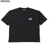 画像: CALEE/× SHELTECH CALEE NATIONAL LOGO WIDE TEE（BLACK）［ワイドT-25春夏］