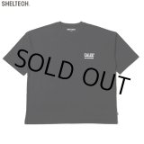 画像: CALEE/× SHELTECH CALEE NATIONAL LOGO WIDE TEE（BLACK）［ワイドT-25春夏］