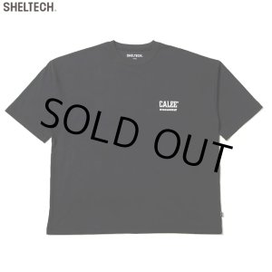 画像: CALEE/× SHELTECH CALEE NATIONAL LOGO WIDE TEE（BLACK）［ワイドT-25春夏］