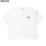 画像: CALEE/× SHELTECH CALEE NATIONAL LOGO WIDE TEE（WHITE）［ワイドT-25春夏］