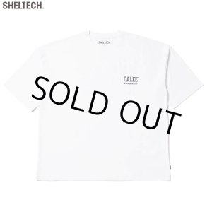 画像: CALEE/× SHELTECH CALEE NATIONAL LOGO WIDE TEE（WHITE）［ワイドT-25春夏］